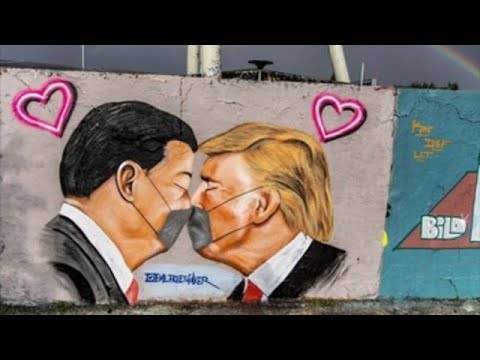 COVID-19: Grafitero dominicano planta cara al virus en los muros de Berlín