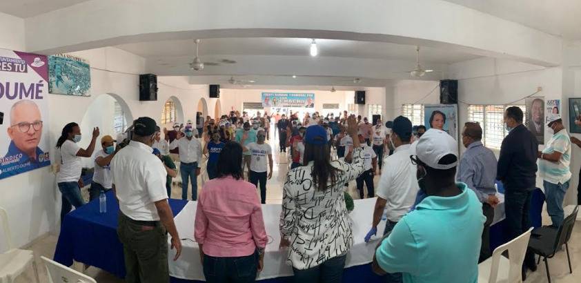 PRD juramenta nuevos votantes en la provincia Peravia