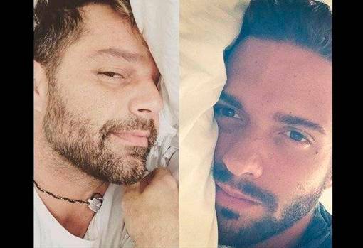 Revelan foto de supuesto amorío entre Ricky Martin y Pablo Alborán