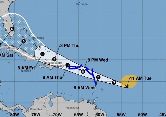 Potencial ciclón pone en alerta a República Dominicana