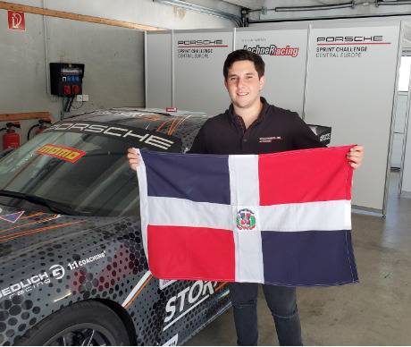Piloto dominicano Jimmy Llibre representará al país en el Campeonato Porsche Central Europe