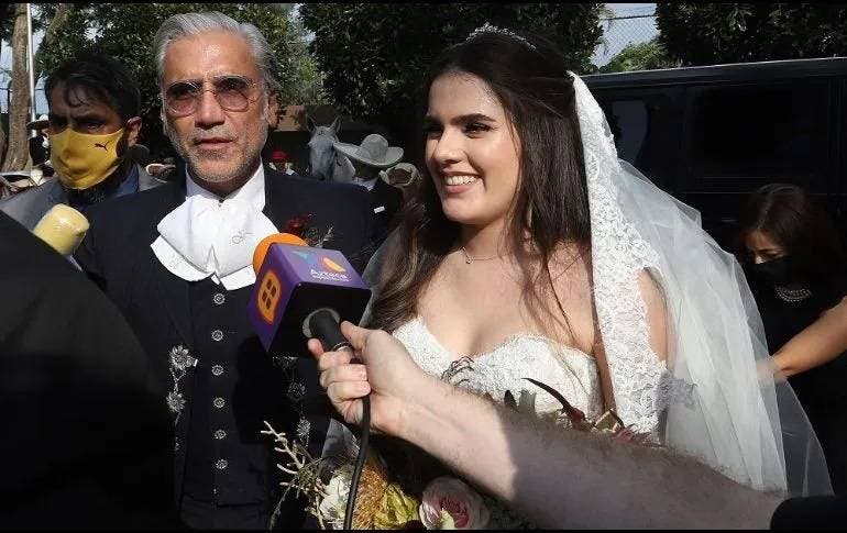 Video: así fue la boda de Camila, la hija de Alejandro Fernández en plena pandemia