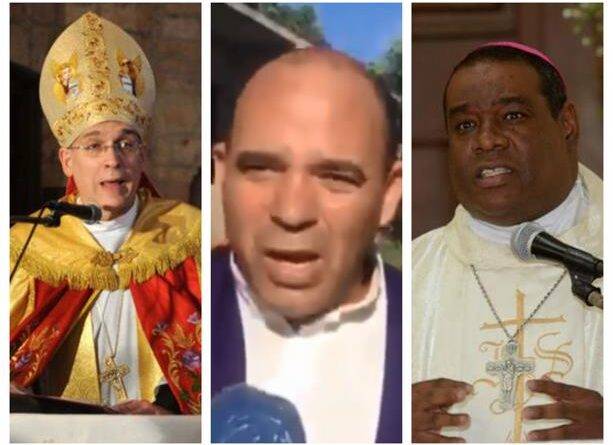 Monseñor Masalles y el obispo Castro Marte repudian policía se vistiera de sacerdote y matara hombre en Cotuí
