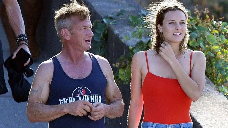Sean Penn se casó a escondidas con su novia, Leila George, hija del actor Vincent D’Onofrio