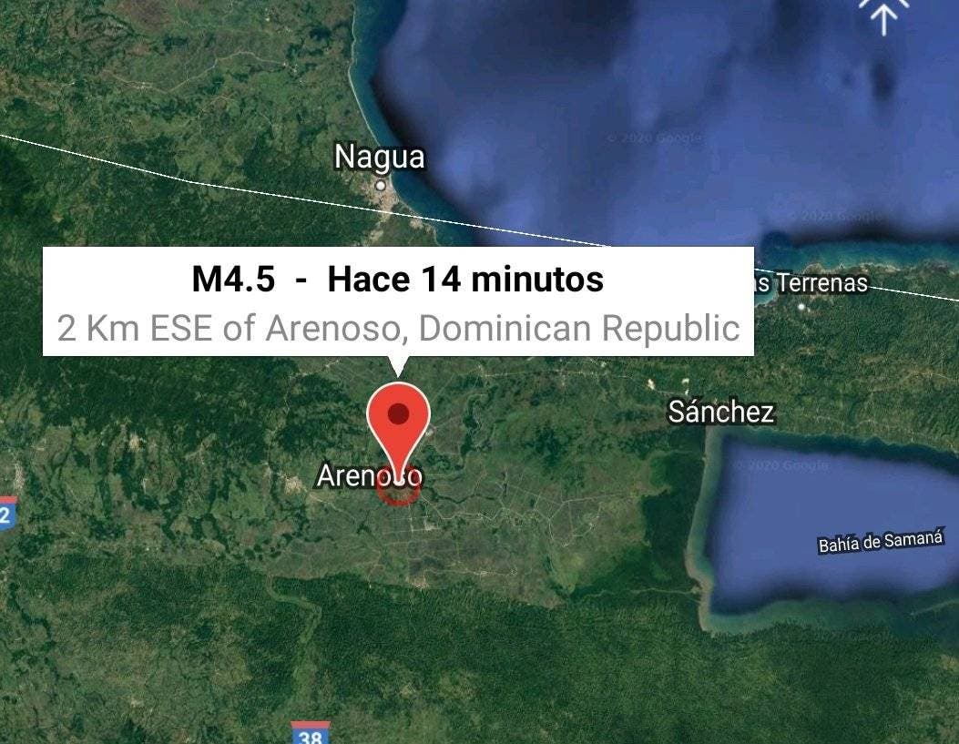 Temblor de tierra se registra en República Dominicana, ¿lo sintió?