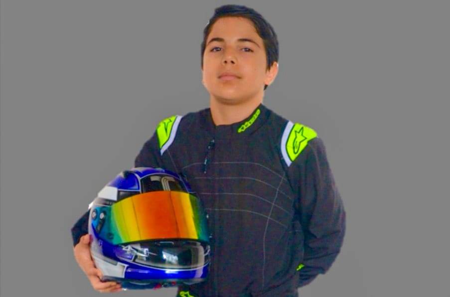 Luigi, el piloto de 11 años que representará a RD en competencia internacional de Kartismo