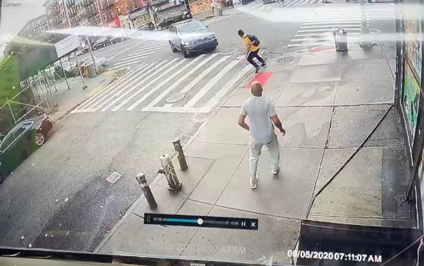Brutal choque de carro a dominicano en Alto Manhattan