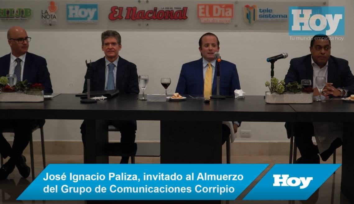 La entrevista a José Ignacio Paliza en Almuerzo Semanal del Grupo de Comunicaciones Corripio
