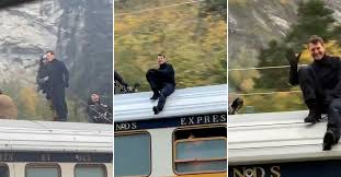 El temerario gesto de Tom Cruise sobre un tren mientras grababa Misión Imposible 7