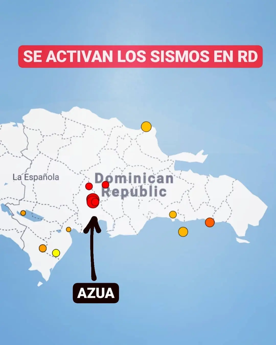 Se registró temblor de 4.2 en Azua