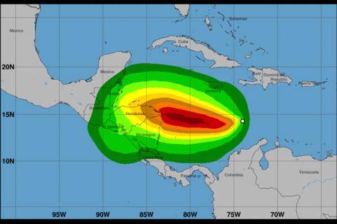 Se forma en el Caribe la depresión tropical 31 que amenaza a Centroamérica