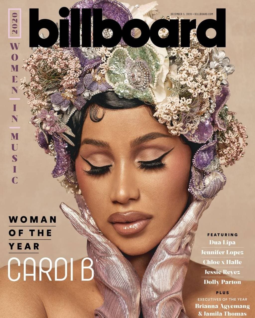 Cardi B es nombrada mujer del año por revista Billboard