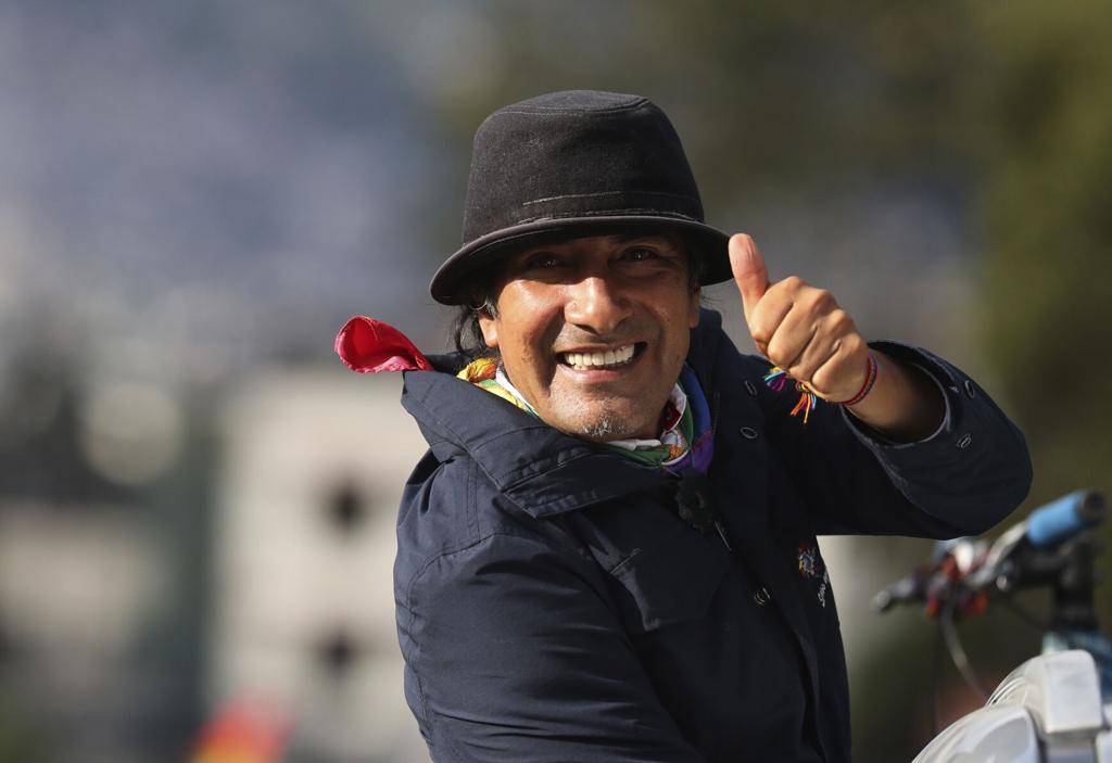 Candidato indígena a la Presidencia pide una «fiesta democrática» en Ecuador