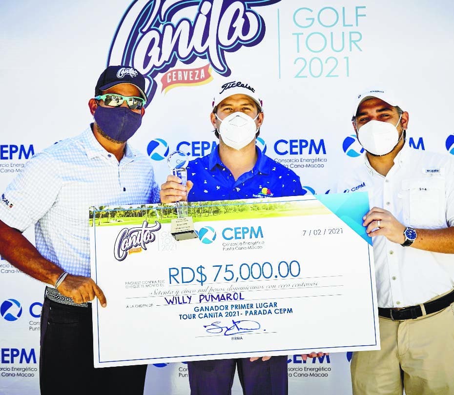 Willy Pumarol gana torneo de golf