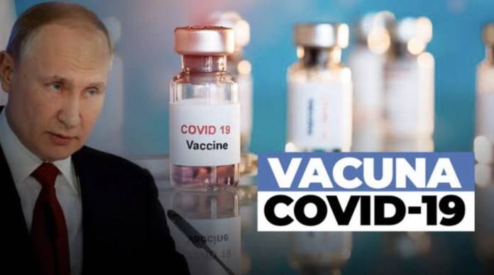 Vladímir Putin se vacuna contra covid-19