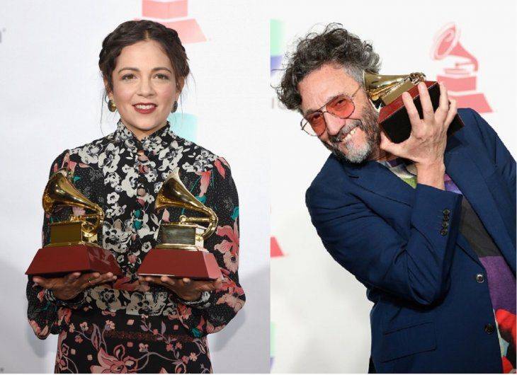Natalia Lafourcade y Fito Páez, entre los ganadores latinos de los Grammy