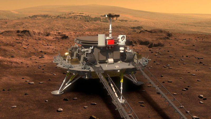 China se convierte en el segundo país del mundo en aterrizar con éxito en Marte con un robot