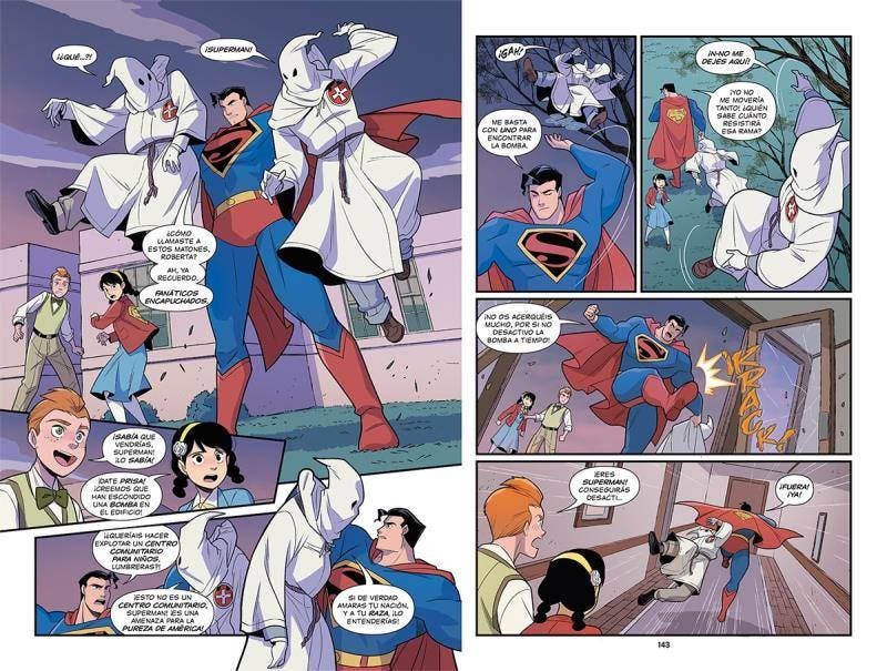 “Superman contra el Klan”, una historia de 1946 actualizada por Gen Luen Yang