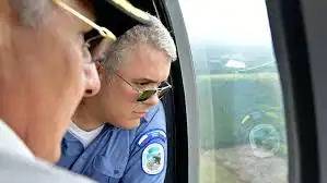 Atacan a tiros el helicóptero en el que viajaba el presidente de Colombia