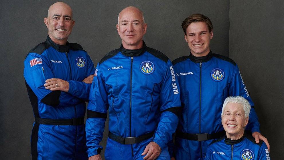 Curiosidades que dejó el histórico viaje de Jeff Bezos al espacio