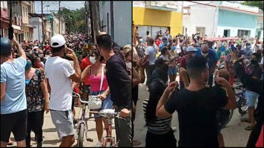 Inusual multitudinaria protesta en Cuba | Hoy Digital