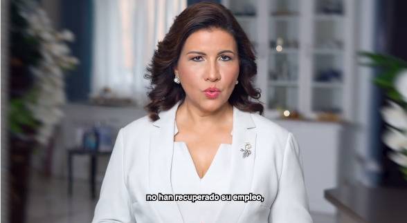 Margarita Cedeño anuncia sus aspiraciones presidenciales para el 2024