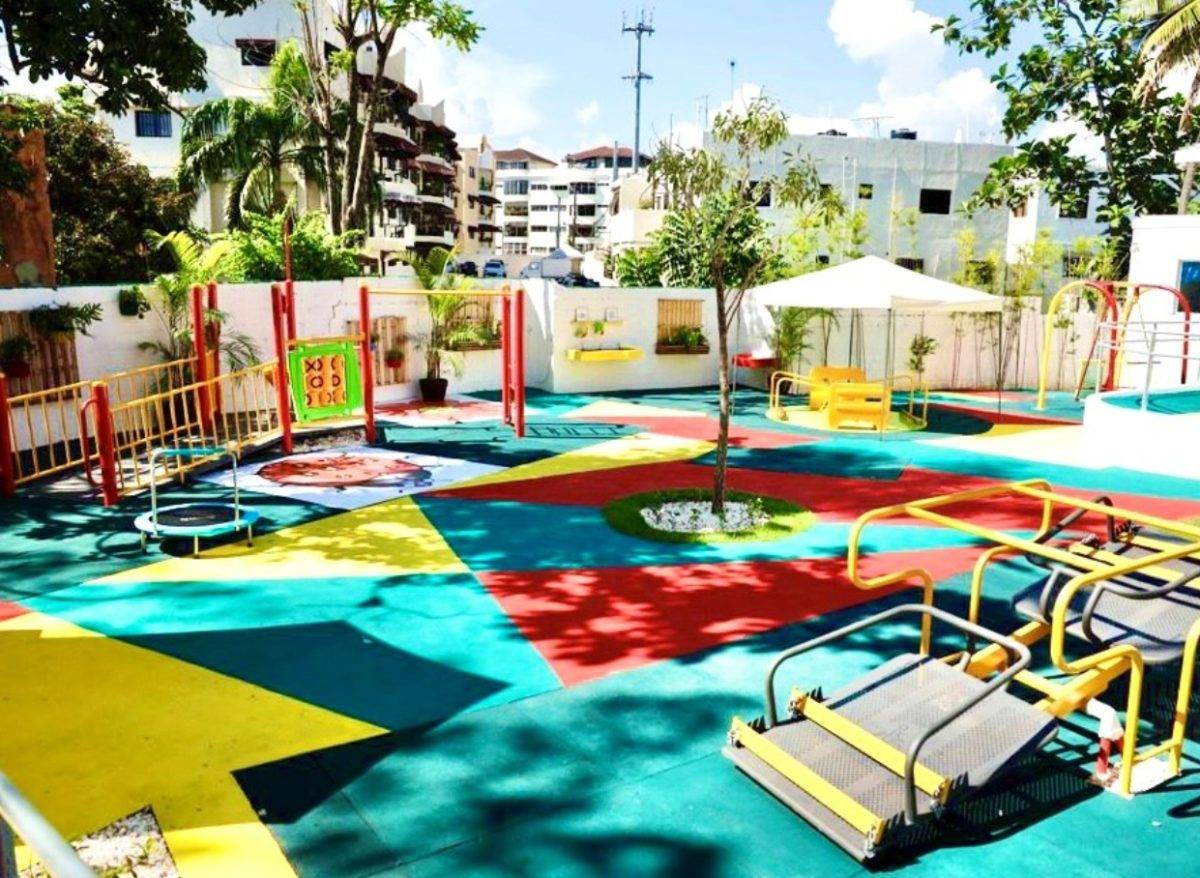 Un parque inclusivo  para niños con parálisis cerebral