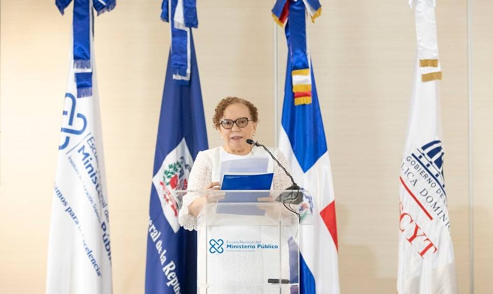 Miriam Germán Brito resalta importancia de formación de fiscales