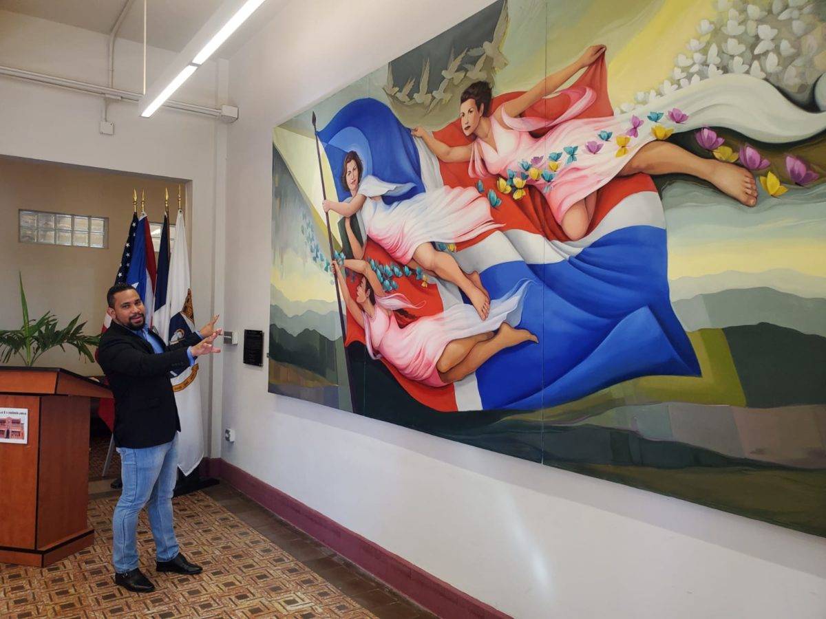 Develan mural alusivo a las Hermanas Mirabal en Puerto Rico