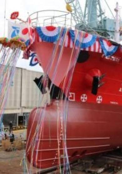 Asahi Tanker lanza primer petrolero eléctrico