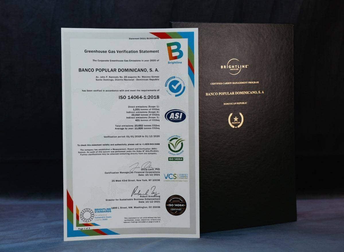Revalida certificación organización carbono