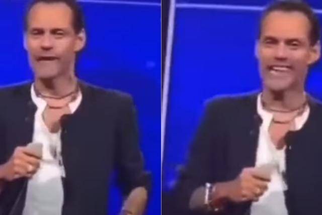 Video viral de los movimientos de mandíbula de Marc Anthony