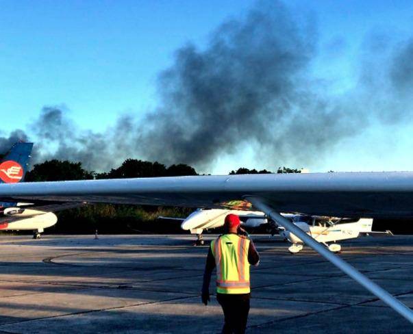 Empresa Helidosa confirma accidente aéreo en Aeropuerto Las Américas