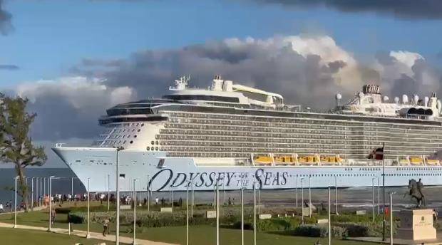 “Odyssey of the Seas” llega a Puerto Plata, uno de los mayores cruceros