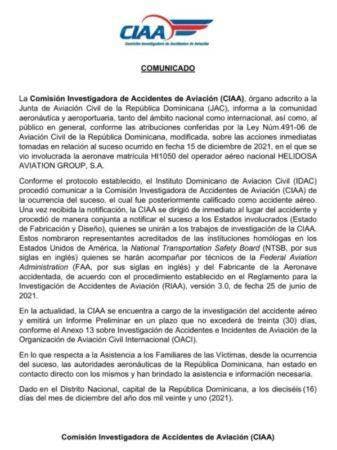 Comunicado CIAA