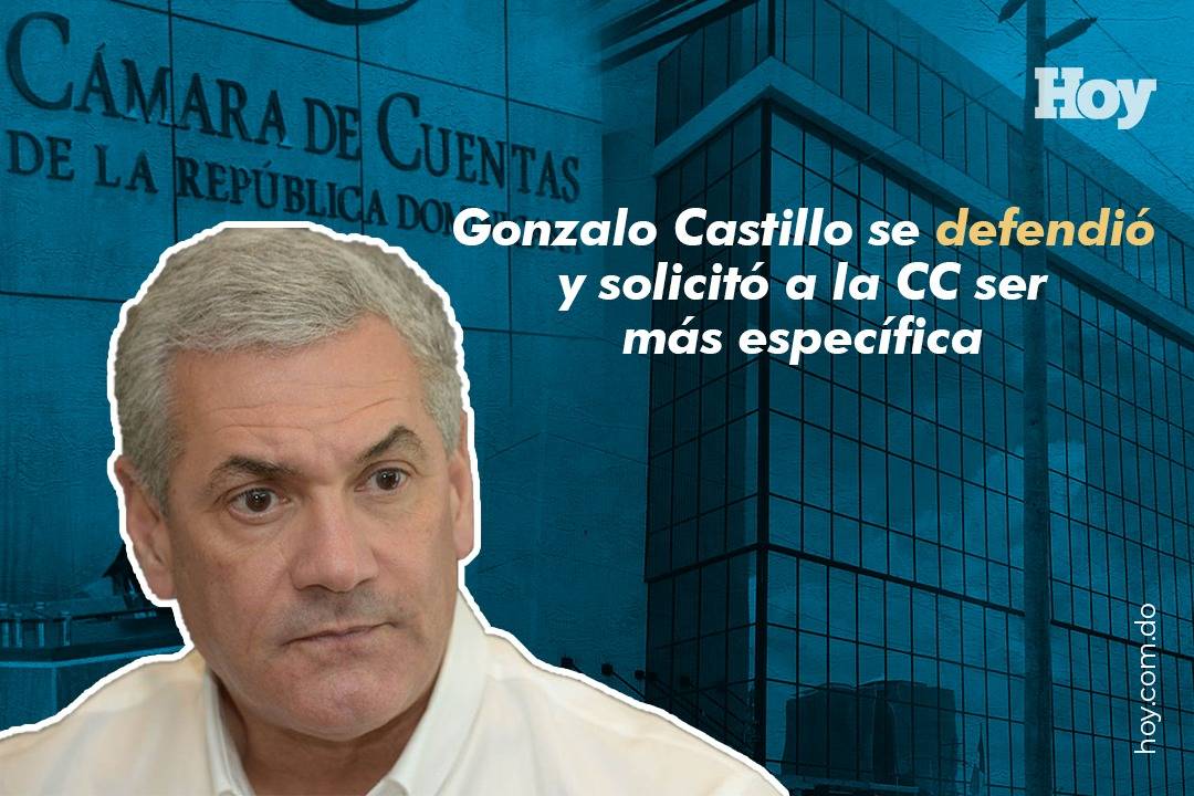 Gonzalo Castillo se defendió y solicitó a la CC ser más específica