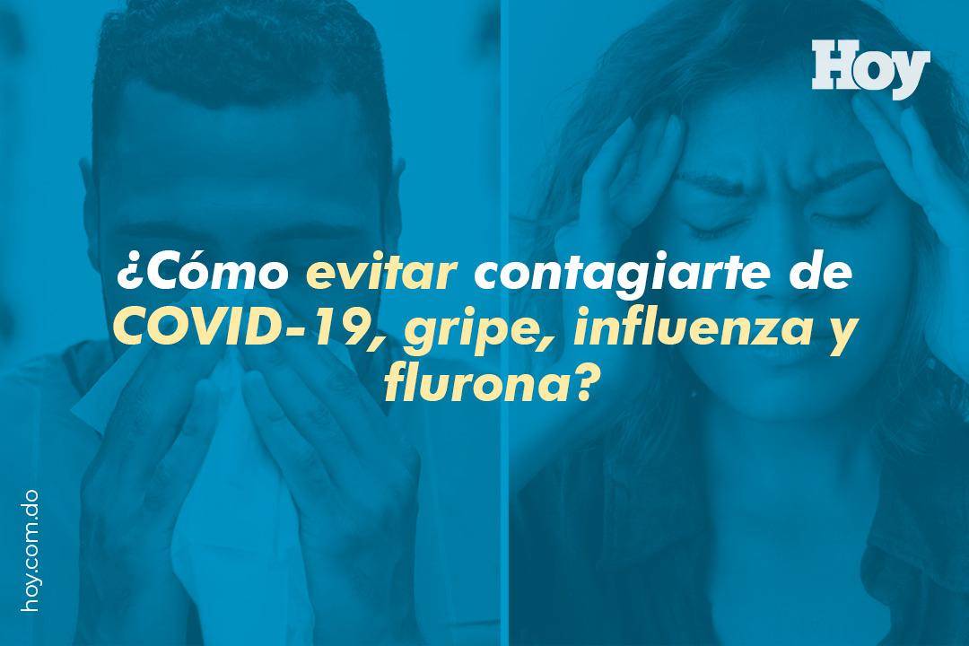 Prevenir Flurona: ¿Cómo NO contagiarte de COVID-19, gripe e influenza?