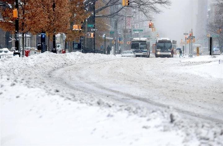 Nieve y posible “ciclón bomba” se espera para NY y otros estados