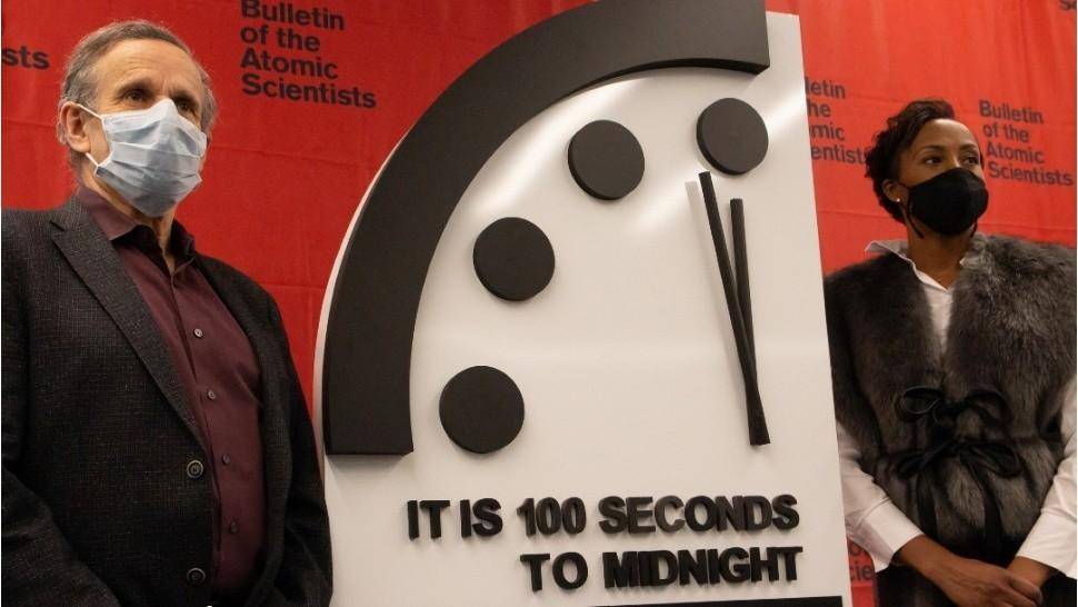 El “Reloj del Apocalipsis” vuelve a marcar 100 segundos para el fin del mundo