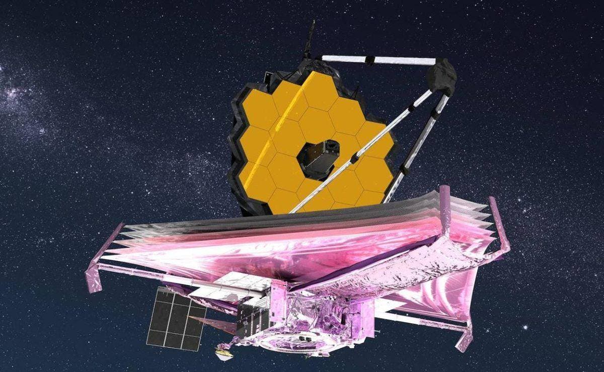 La NASA termina con éxito desdoblamiento del telescopio James Webb