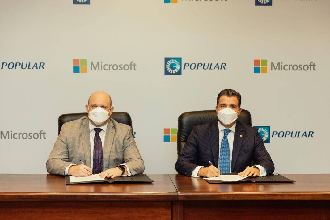 Banco Popular Dominicana y Microsoft firman acuerdo