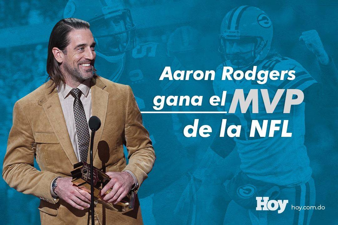 Aaron Rodgers gana el MVP de la NFL por cuarta ocasión
