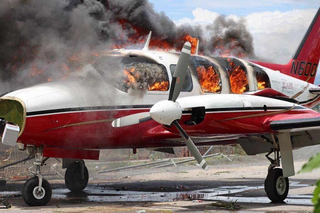 Haití: incendian avioneta durante protesta por la inseguridad