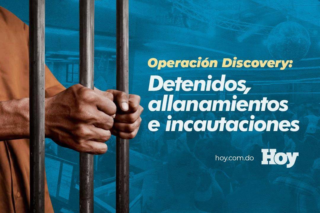 Operación Discovery: Detenidos, allanamientos e incautaciones