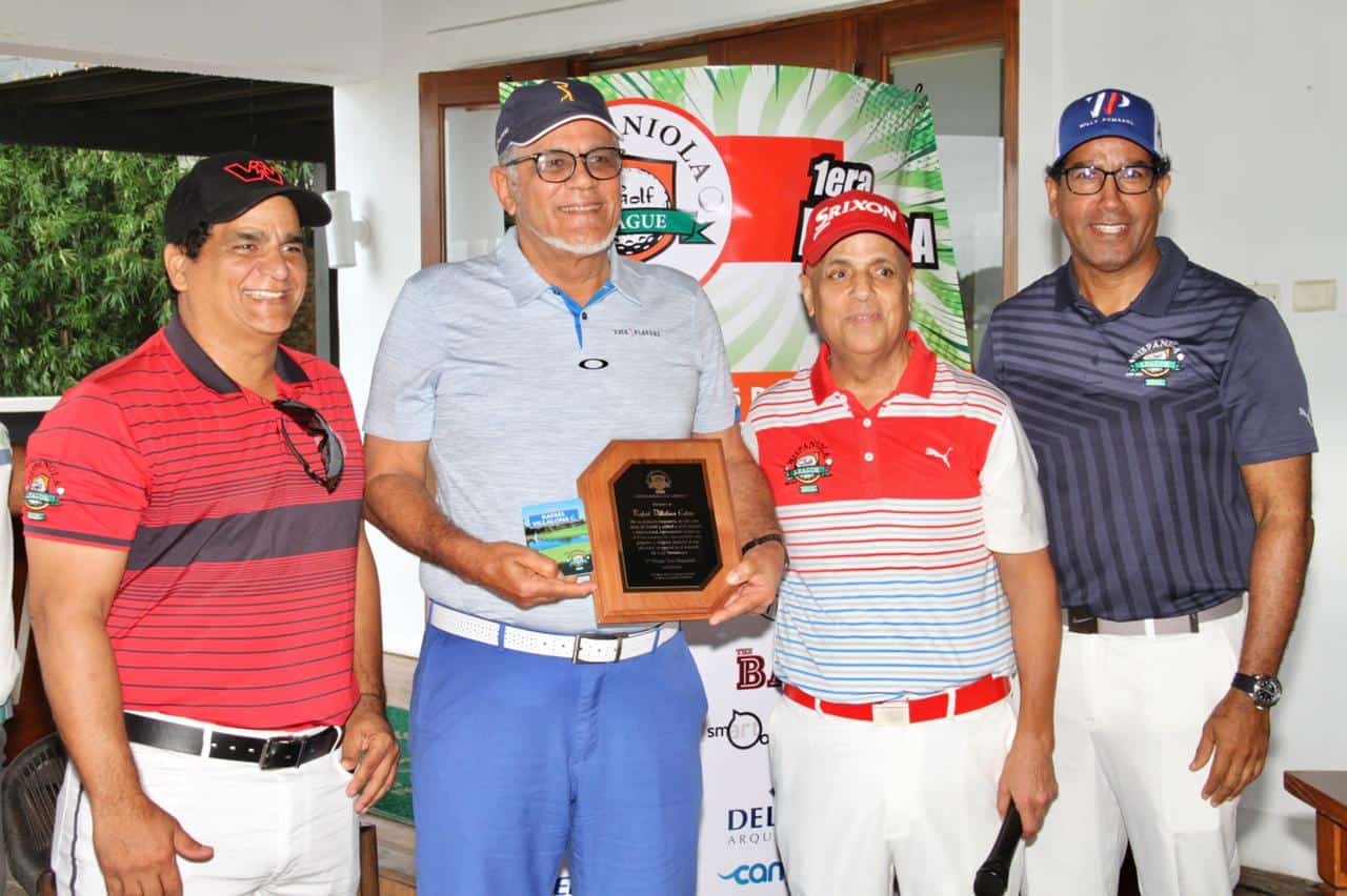 Liga Hispaniola de Golf  reconoce a Rafael Villalona