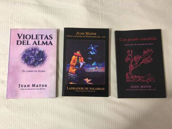 Los tres libros del poeta Juan Matos