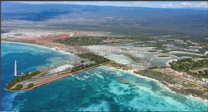 Master plan con una vista del muelle turistico de Cabo Rojo 1