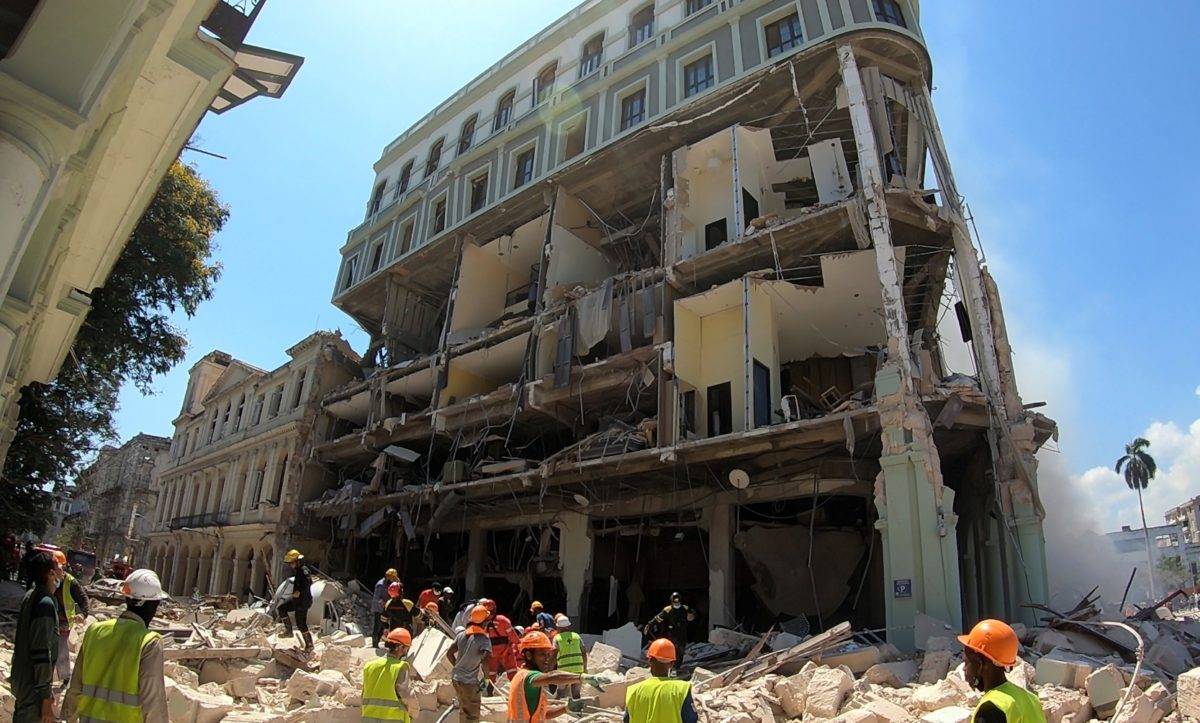 Se extiende a 22 las muertes por explosión  hotel La Habana, Cuba