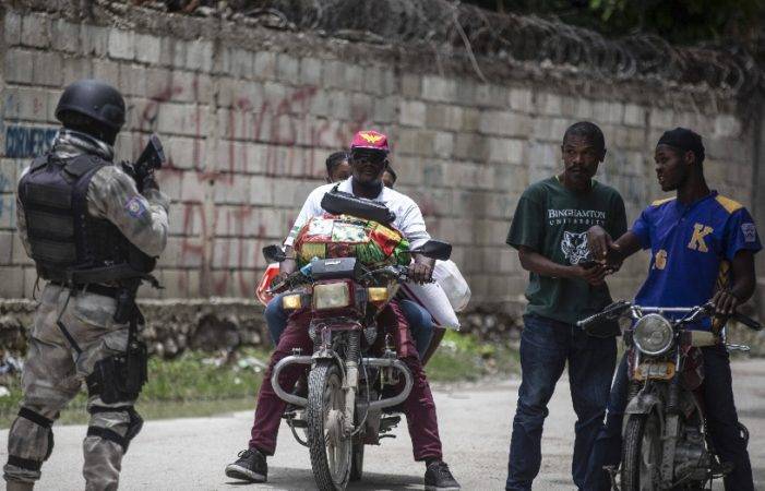 La policía haitiana ha aumentado el patrullaje.