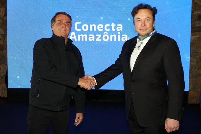 Elon Musk llega a Brasil para un encuentro con Bolsonaro sobre la Amazonía 